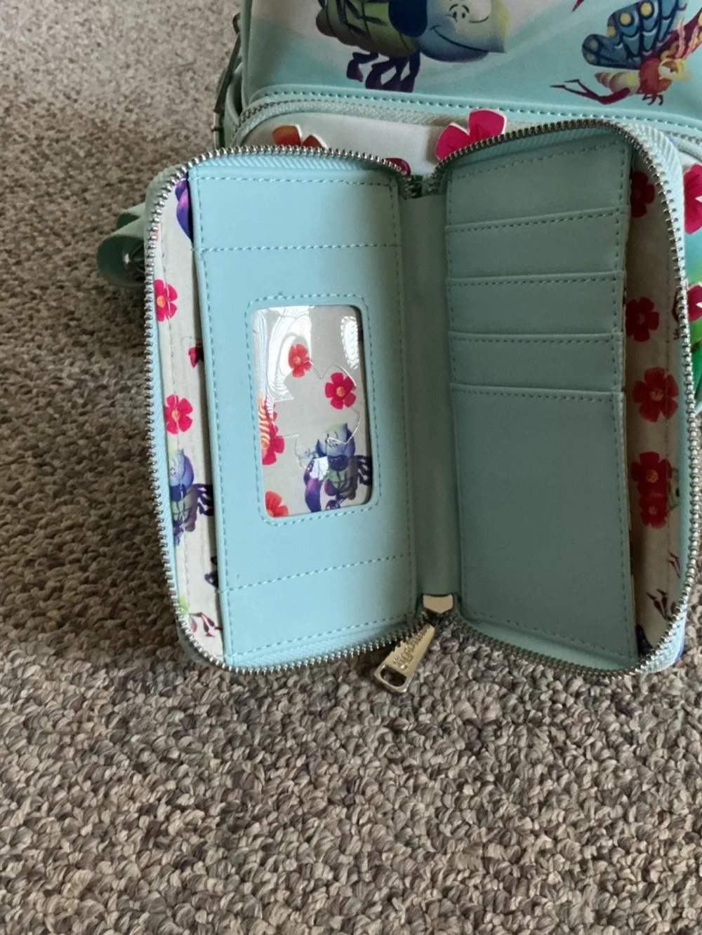 Nickelodeon Sponge Bob Loungefly backpack and wallet set